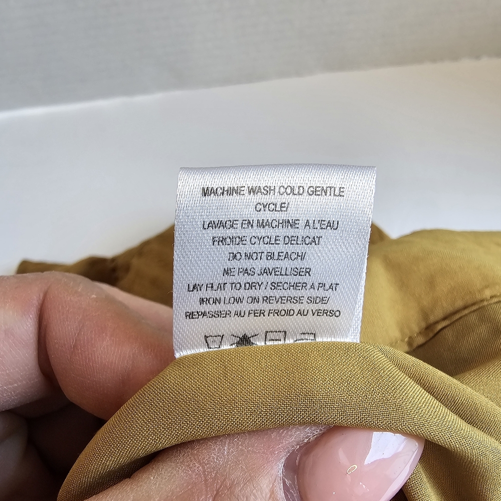 Gentle Fawn Luka Gold Brown High Rise Embroidered Shorts M - Picture 11 of 11